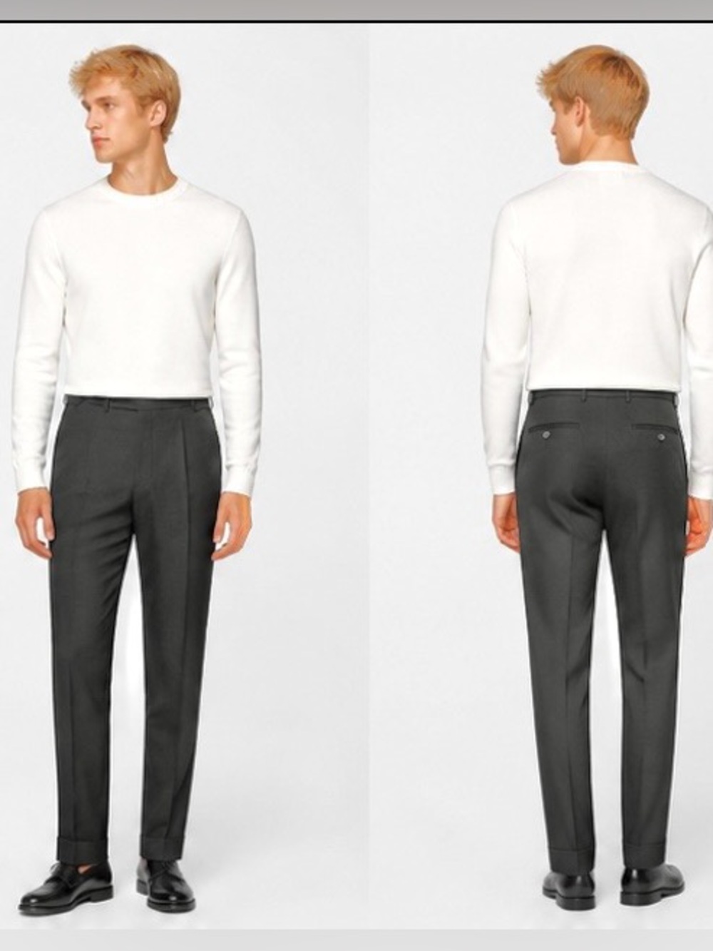 SuitSupply Charcoal Grey Vigo ZC Trousers
